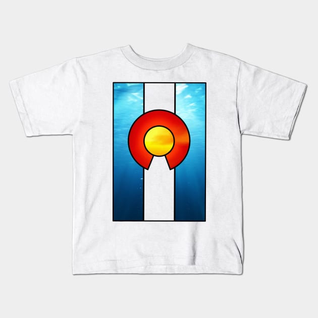 Colorado of the Future Kids T-Shirt by paintchips